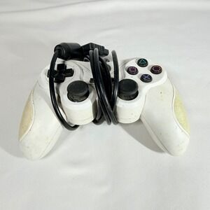 TTX Tech Analog Controller 2 for PS1 and PS2 White Wired Gamepad NXPZ-799